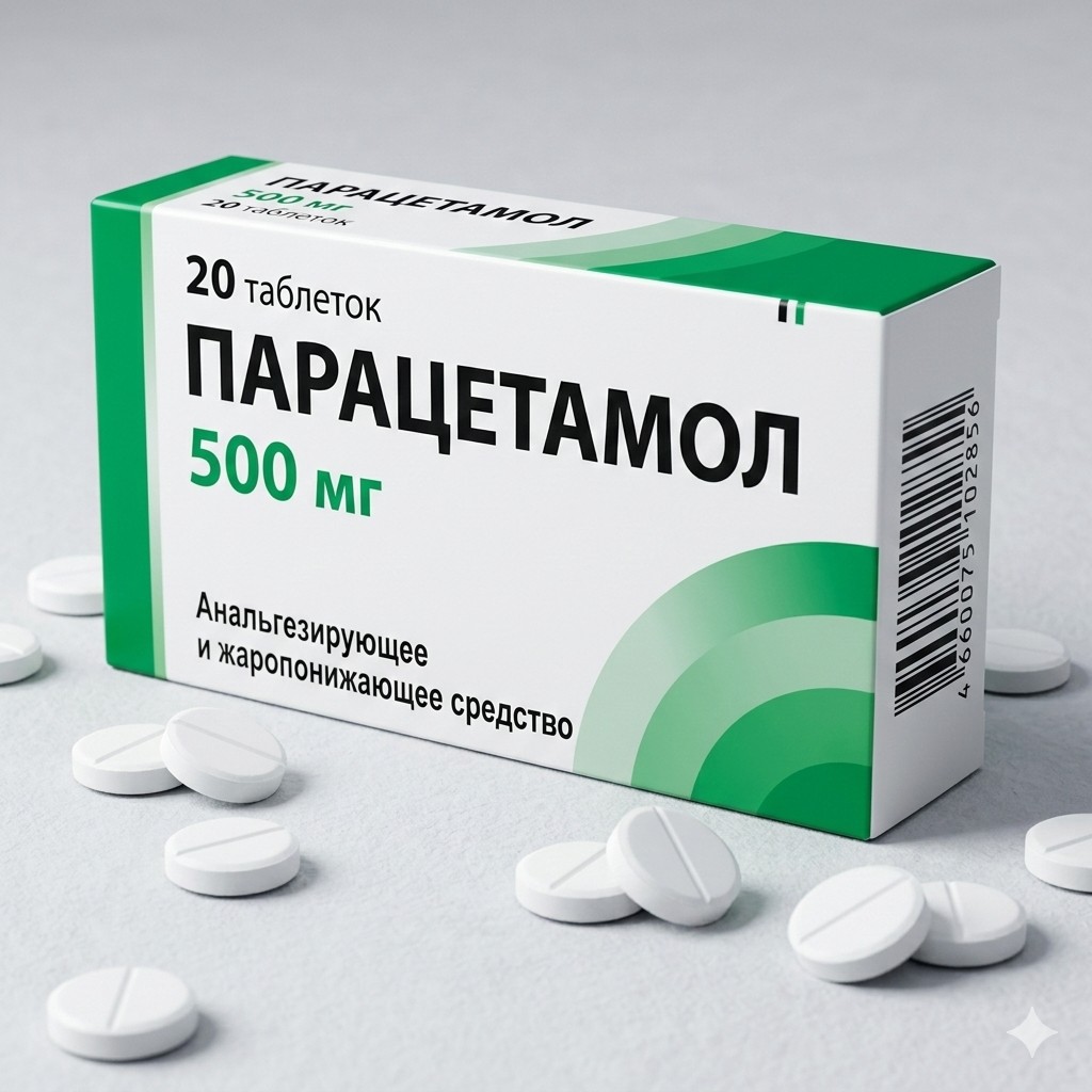 Парацетамол 500мг